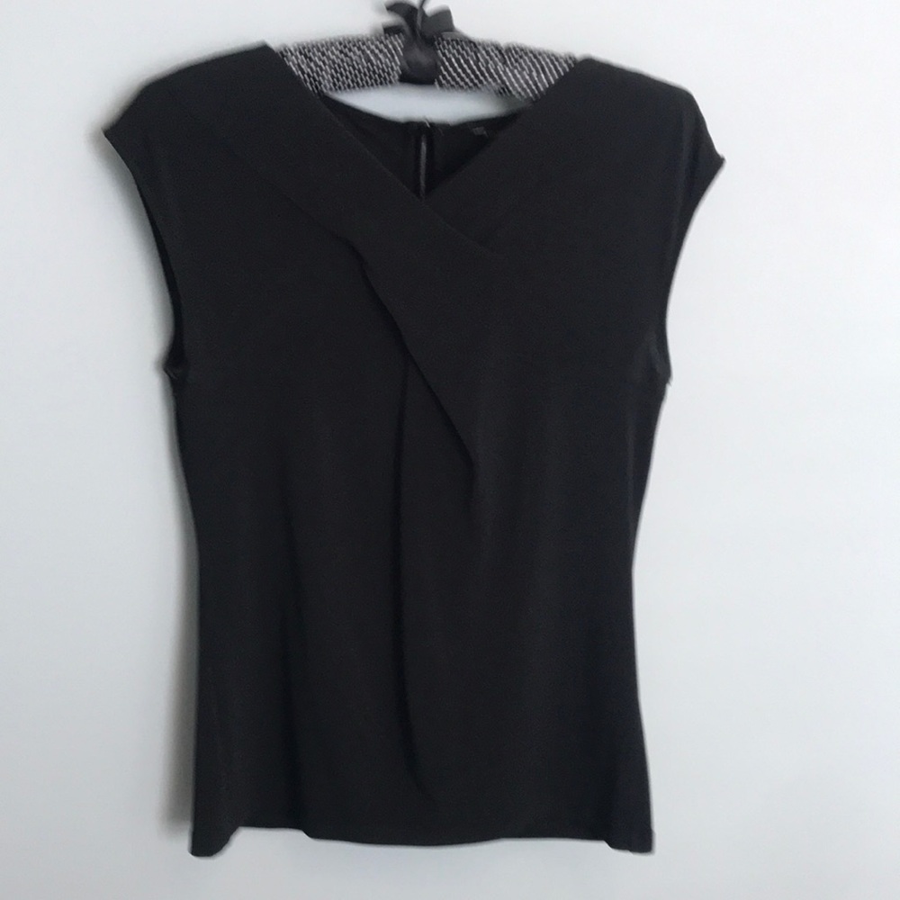 Ann Taylor black evening top Size: M